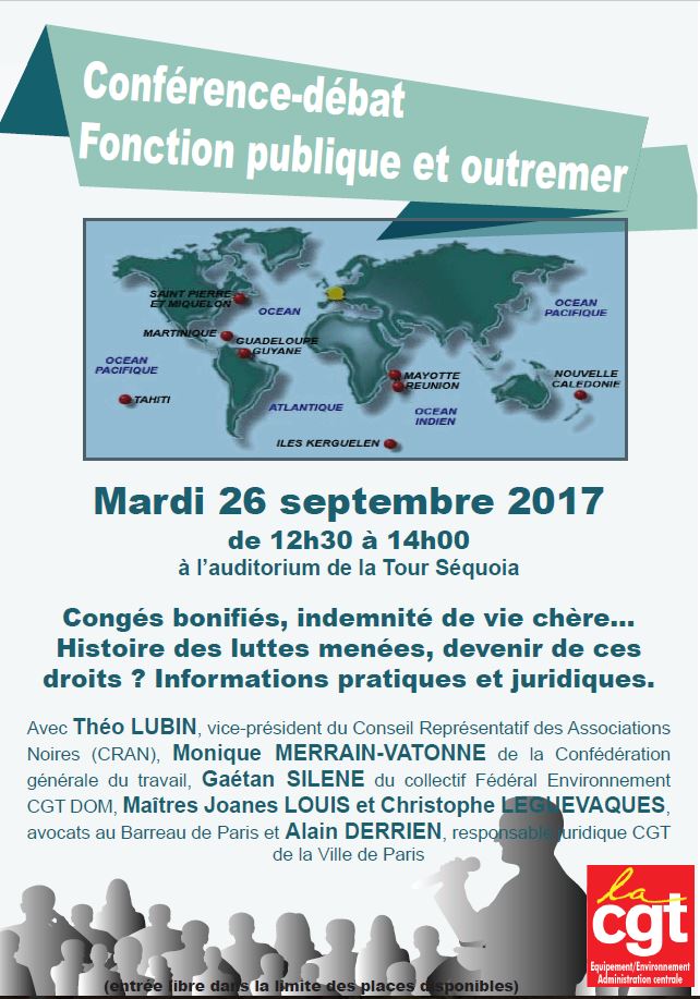 Conférence-débat : FONCTION PUBLIQUE ET OUTRE MER