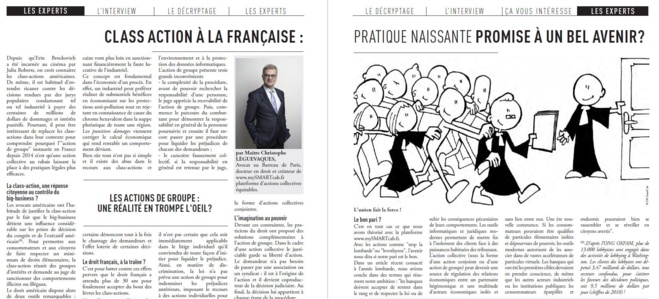 Class action "à la française" Class action "à la française"