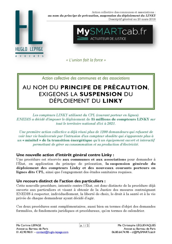 #LINKY : au nom du principe de précaution, exigeons la suspension du déploiement des compteurs Linky