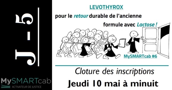Cliquez sur l'image pour rejoindre l'action collective "Retour du lévothyrox avec lactose" Cliquez sur l'image pour rejoindre l'action collective "Retour du lévothyrox avec lactose"