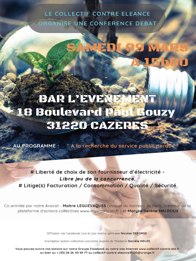 Conférence-débat sur les Entreprises Locales de Distribution (ELD) d'électricité Conférence-débat sur les Entreprises Locales de Distribution (ELD) d'électricité