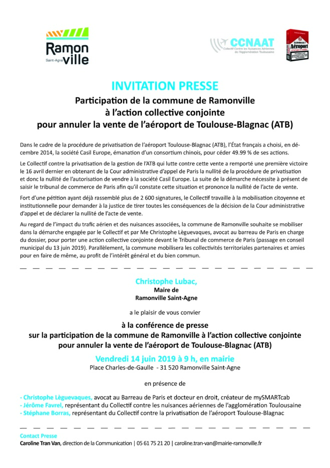 Aéroport Toulouse Blagnac - des collectivités locales s'engagent ...
