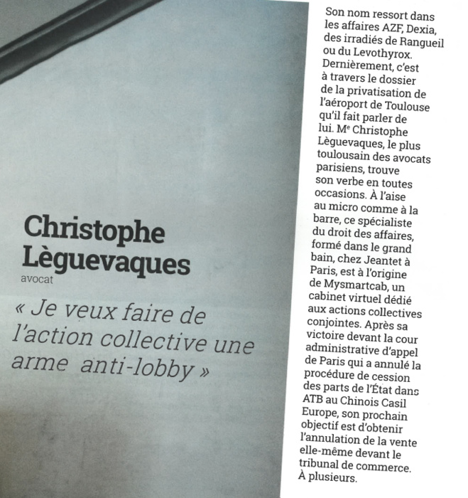 Interview de CLE dans le magazine TOULECO