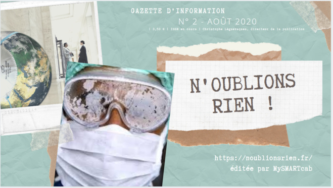 Covid19 : Le n° 2 de la Gazette est sorti !