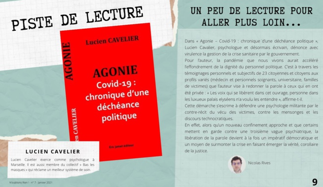 Covid19 - La Gazette n° 7 (Janvier 2021) est sortie ... Covid19 - La Gazette n° 7 (Janvier 2021) est sortie ...