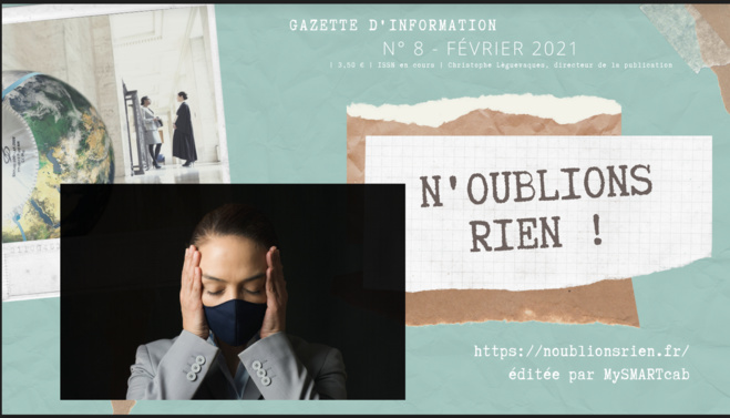 #Covid19 - NOUBLIONSRIEN : la gazette n° 8 est sortie