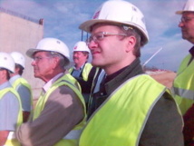 Un avocat de terrain doit porter un casque (CLE sur le chantier du TGV Perpignan - Figuéras)