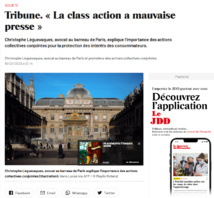 Action de groupe ou « class action », il faut choisir. Action de groupe ou « class action », il faut choisir.