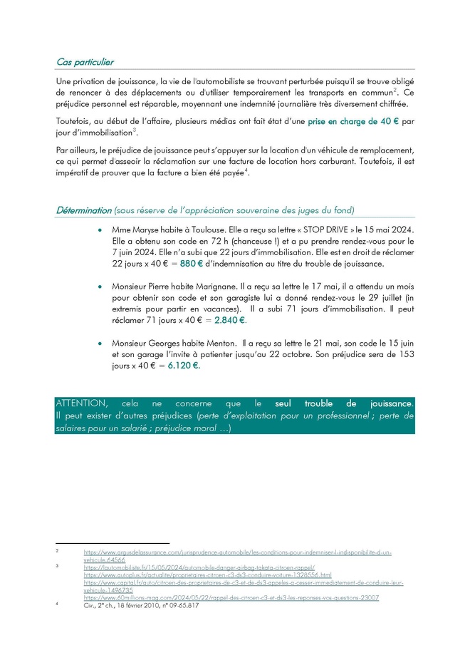 #Airbag #Takata : quels préjudices peuvent-ils être indemnisés #Airbag #Takata : quels préjudices peuvent-ils être indemnisés