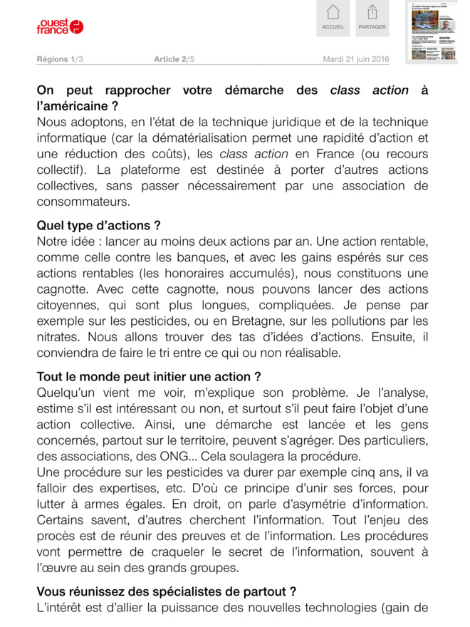 Ouest France présente mySMARTcab