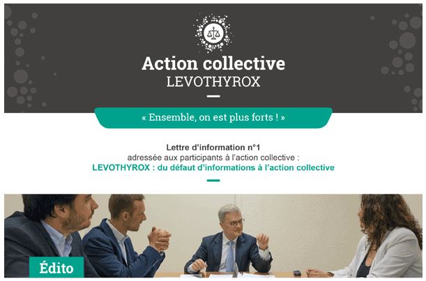 #LEVOTHYROX - Newsletter n°1 - Elle vient de paraître