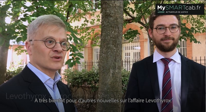 #LEVOTHYROX Procédure pénale (annonce de la newsletter à paraitre le 18 juin 2019)