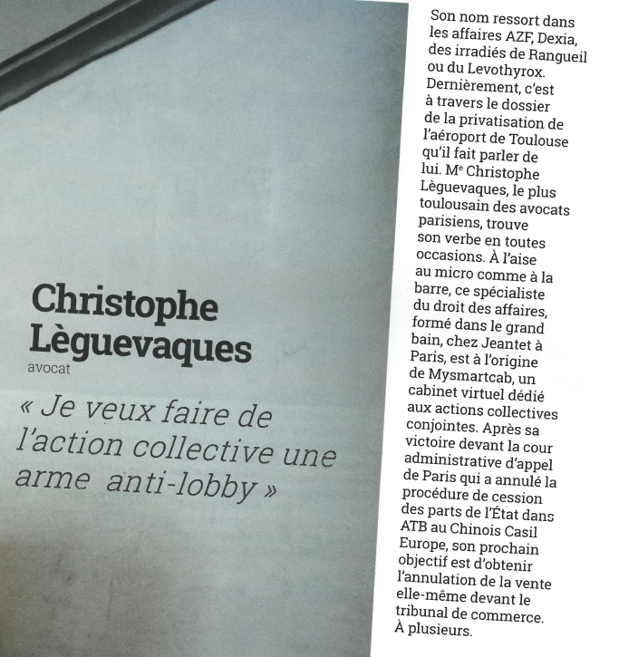 Interview de CLE dans le magazine TOULECO