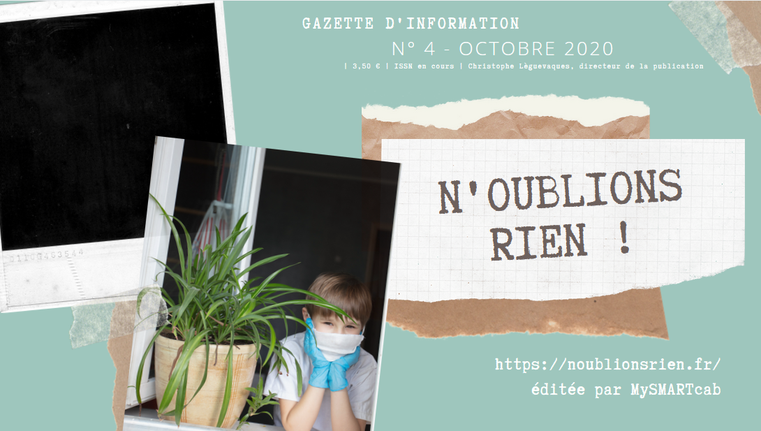 Covid19 : Le n° 4 de la Gazette est sorti !