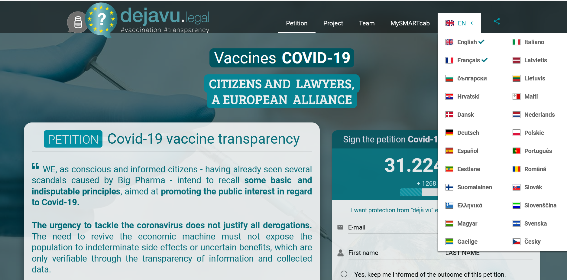 Covid19 Vaccination Transparence : Episode 3 - nous exigeons l'accès aux données brutes !