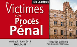 Conférence "Les victimes et le procés pénal"