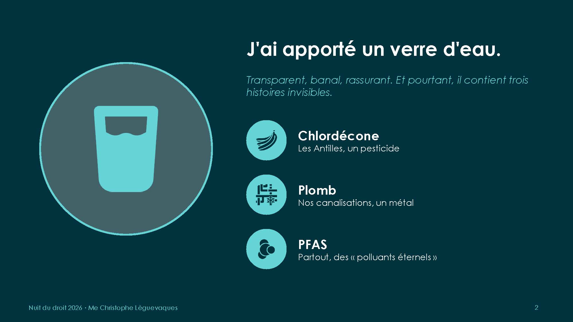 Le droit de la santé est-il soluble dans le droit de l'eau ?