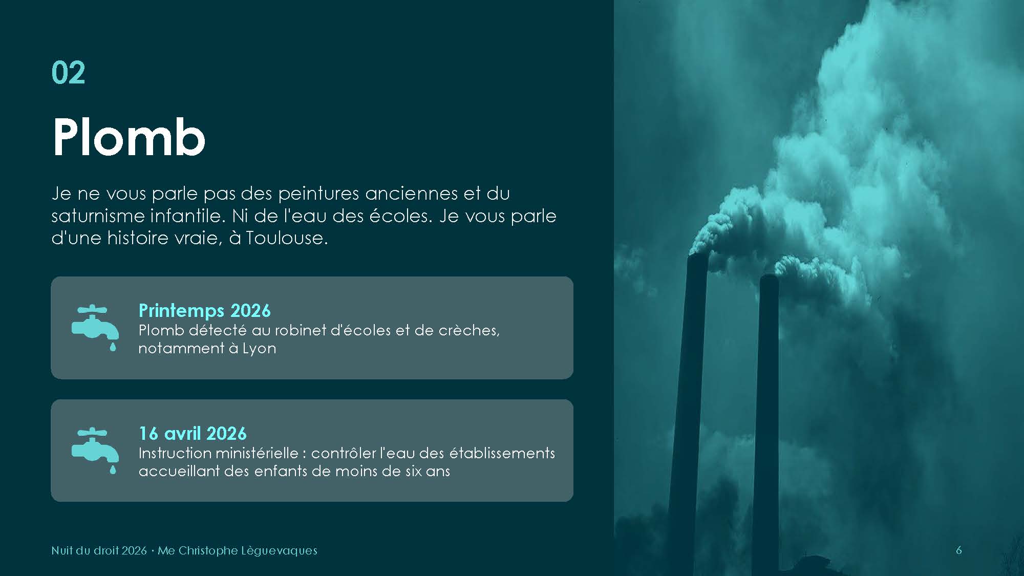 Le droit de la santé est-il soluble dans le droit de l'eau ?