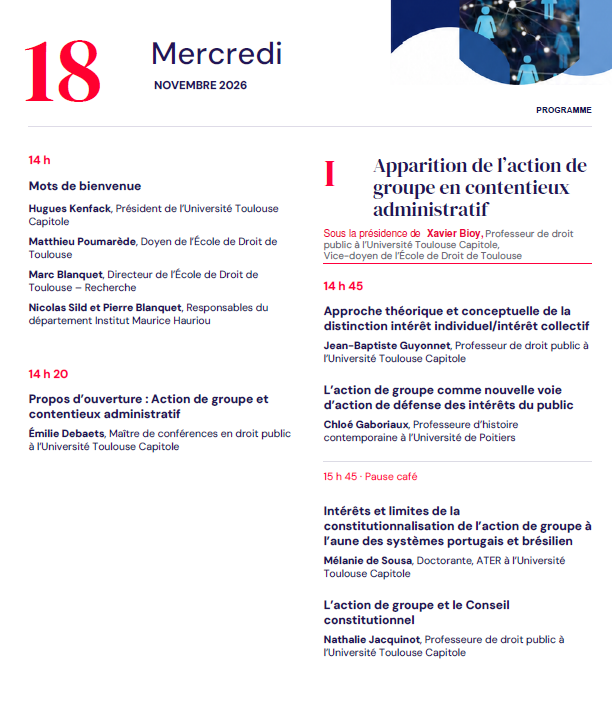 Action de groupe et contentieux administratif 