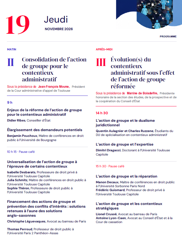 Action de groupe et contentieux administratif 