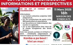 Chlordecone : réunion d'information à FORT DE FRANCE