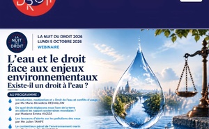#Nuitdudroit 2026 - L'eau et le droit face aux enjeux environnementaux 
