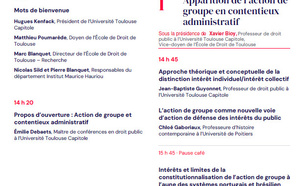 Action de groupe et contentieux administratif 