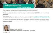 #Levothyrox : dialogue en direct via internet - lundi 5 mars 2018 à 19h00