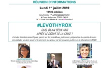 #LEVOTHYROX - RDV le lundi 1er juillet 2019 à 19h00 pour une GRANDE REUNION D'INFORMATIONS