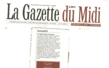 Présentation de l'INDIAN DESK dans la Gazette du Midi