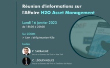 Réunion publique d'informations sur l'action collective H2O Asset Management