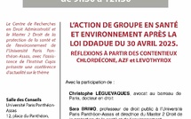 L'ACTION DE GROUPE EN SANTÉ ET ENVIRONNEMENT APRÈS LA LOI DDADUE DU 30 AVRIL 2025. L'ACTION DE GROUPE EN SANTÉ ET ENVIRONNEMENT APRÈS LA LOI DDADUE DU 30 AVRIL 2025.