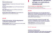 Action de groupe et contentieux administratif 